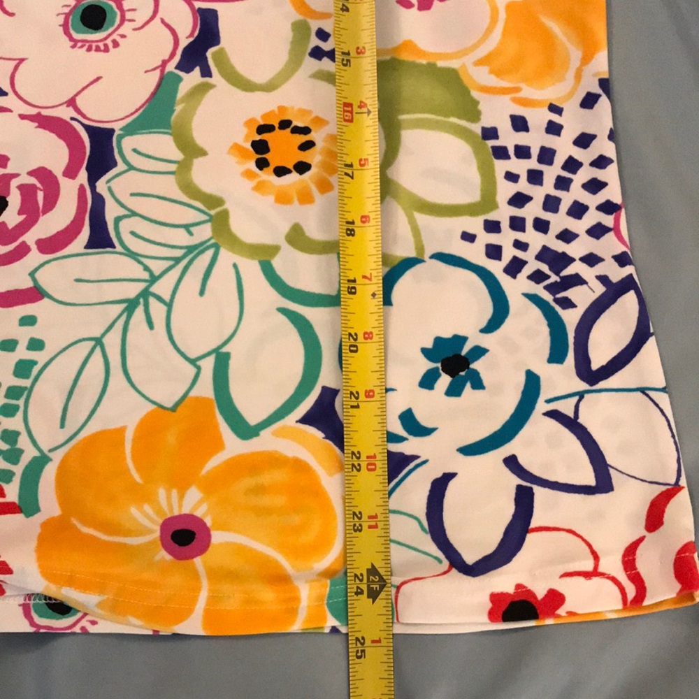 Floral Multicolor Women's Top - Picture 6 of 7